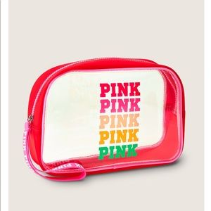 Pink Victoria’s Secret Super Fruit Rainbow Bag NWT